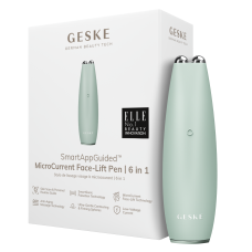 Мікрострумова ручка для підтяжки обличчя GESKE MicroCurrent Face-Lift Pen 6 в 1 зелений